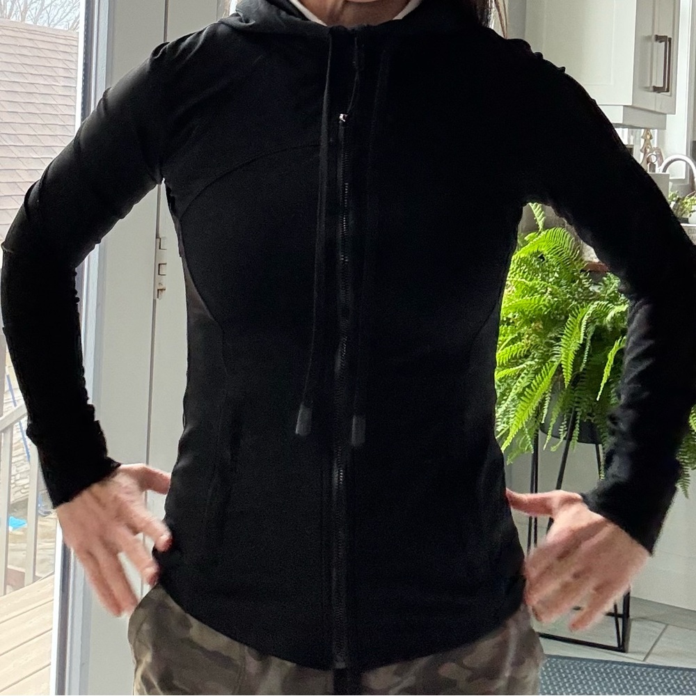 Black Full Zip Hoodie size Small
